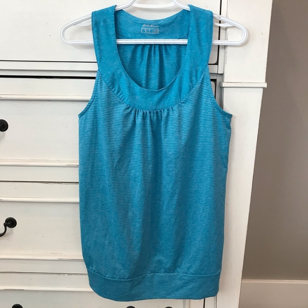 Eddie Bauer Gathered Top and Bottom Tank Top. Size Small. EUC